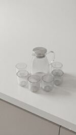 Glass Jug with 6 Glasses Set (2L&280ML) - Image 5