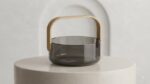 Premium Glass Fruit Basket with Bamboo Handle - Image 4