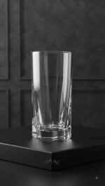 Aura Faceted Highball Glass (370ml) - Image 4