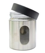 Stainless Steel Storage Jar with Window - Image 3