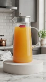 Clear Glass Jug with Infuser (1.3Ltr) - Image 5
