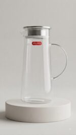 Clear Glass Jug with Infuser (1.3Ltr) - Image 4
