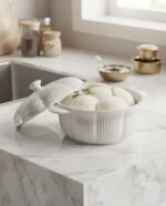 Ceramic Serving Pot with Lid (9.5 , 8.5 , 6.5 inch) - Image 2
