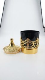 Black Gold PET Rotating Crown Jar - Single - Image 3