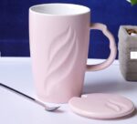 Coffee Tea Ceramic Mug Soft Pastel Colors - Mint, Blue, Pink & Lime. - Image 7