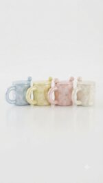 Bubble Embossed Pastel Ceramic Mug with Ball Lid - Image 2