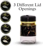 Glass Spice 2 Jar Set With Stand - Image 4