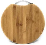 Wooden Bamboo Cutting Board with Handle - Image 7