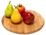 Wooden Bamboo Cutting Board with Handle - Image 4