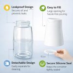 Oil and Vinegar Dispenser with Automatic Opening and Closing Cap - Image 5