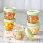 Glass Storage Jar Set of 3 - Image 2