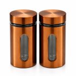 Copper Coated Glass Canister Storage Jar - Image 6