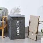 Laundry Basket with Lid and Handles - Image 7