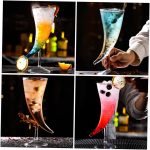 Horn Shaped Cocktail Glasss - Image 3