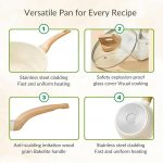Non Stick Frying Pan with Lid (30cm) - Image 3