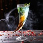 Horn Shaped Cocktail Glasss