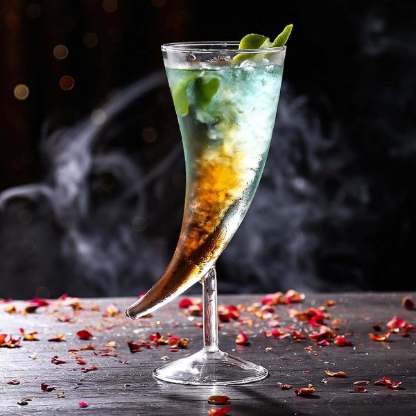 Horn Shaped Cocktail Glasss