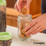 Glass Storage Jar Set of 3 - Image 4