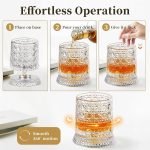 Rotating Crystal Glass with LED Lights - Image 5