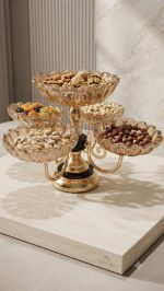 Luxury 5-Bowl Rotating Dry Fruit Serving Stand - Image 2