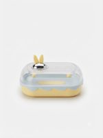 Cute Bunny Soap Dish Box with Transparent Lid - Image 4