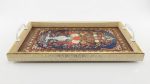 Designer Serving Tray with Handles - Floral Print - Image 6