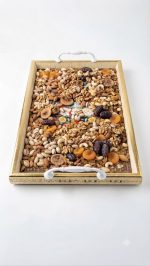 Designer Serving Tray with Handles - Floral Print - Image 5