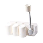 Wall-Mounted Toothbrush Holder with 3 Cups