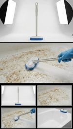 Long Handle Bathroom Cleaning Brush - Image 2