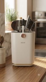 Aswei Knife Holder with Lid - Covered Knife Stand - Image 2