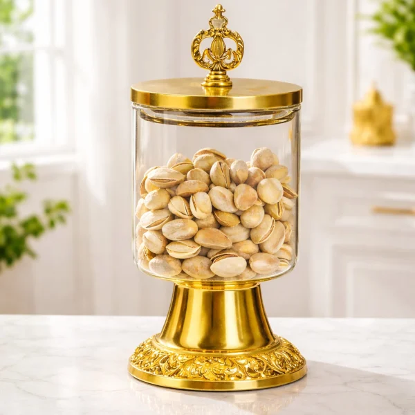 Glass Grocery Container  - 800 ml (Clear)