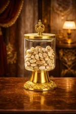 Glass Grocery Container  - 800 ml (Clear) - Image 5