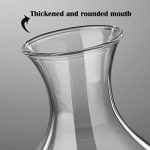 Glass Water Carafe Pitcher with Stainless Steel Flow Lid - Image 4