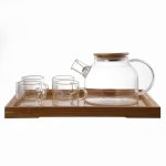 Kettle and 6 Cup with Wooden Tray - Image 9