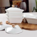 Ceramic Divided Serving Dishes with Lid - Image 4