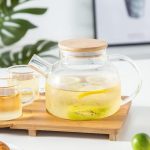 Kettle and 6 Cup with Wooden Tray - Image 2
