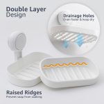 Modern Wall-Mounted Soap Dish Holder - Image 2