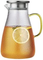 Water Glass Pitcher jug with Lid - Image 7