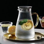 Water Glass Pitcher jug with Lid - Image 5