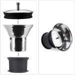 Glass Water Carafe Pitcher with Stainless Steel Flow Lid - Image 7