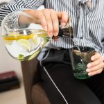 Glass Water Carafe Pitcher with Stainless Steel Flow Lid - Image 8