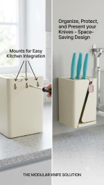 Wall-Mounted Knife Rack & Holder - Image 2