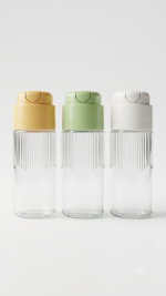 Minimalist Glass Oil & Liquid Seasoning Bottles - Image 3