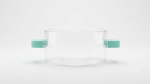 Borosilicate Glass Pot with Handles & Lid - Image 4