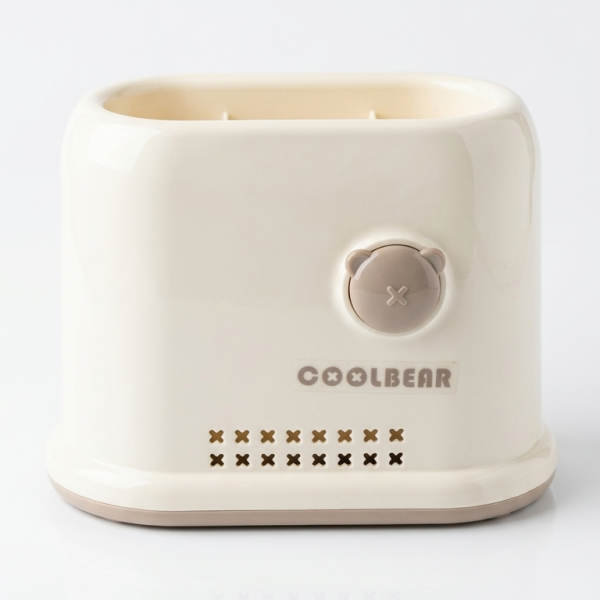 COOLBEAR Aesthetic PET Cutlery & Utensil Holder