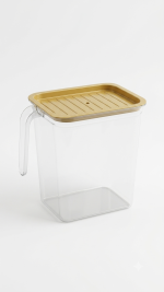 Multi-Purpose Clear Kitchen Storage Container Plastic