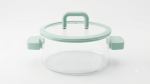 Borosilicate Glass Pot with Handles & Lid - Image 5