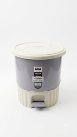 Trash Can with Removable Inner Bucket - Image 3