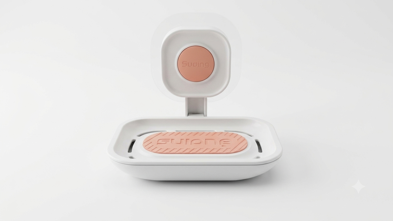 Gemini_Generated_Image_fn67e0fn67e0fn67 Modern Wall-Mounted Soap Dish Holder - Image 1
