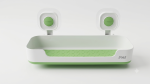 Modern Suction-Mounted Bathroom Storage Rack - Image 2